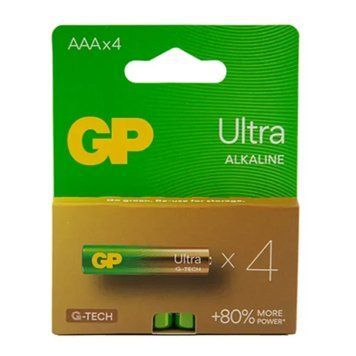 Батарейка GP LR3/AAA ULtra Alkaline (4шт) 879596198 фото