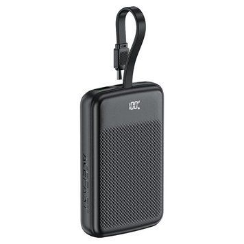 Зовнішній акумулятор ACEFAST M13 PD22.5W power bank with cable 10000mAh Black 131760178 фото