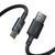Кабель Baseus New Braided Fast Charging Cable USB-A to USB-C 100W/7.5W 1m Cosmic Black 235706414 фото