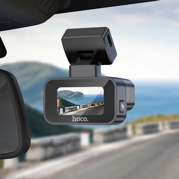 Відеореєстратор HOCO DV10 mini screen dashcam Black 112470968 фото