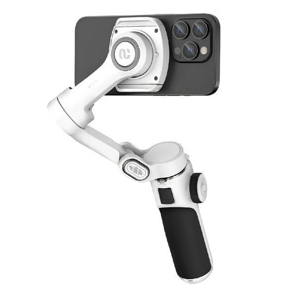 Триосьовий стабілізатор AOCHUAN Professional Gimbal Stabilizer for Smartphone SMART P2 White 133381966 фото