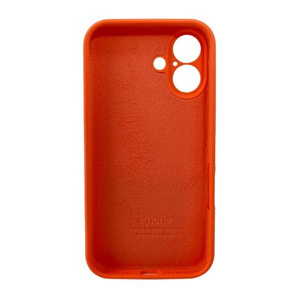 Чехол для смартфона Silicone Full Case AA Camera Protect for Apple iPhone 16 52,Orange 311526005 фото