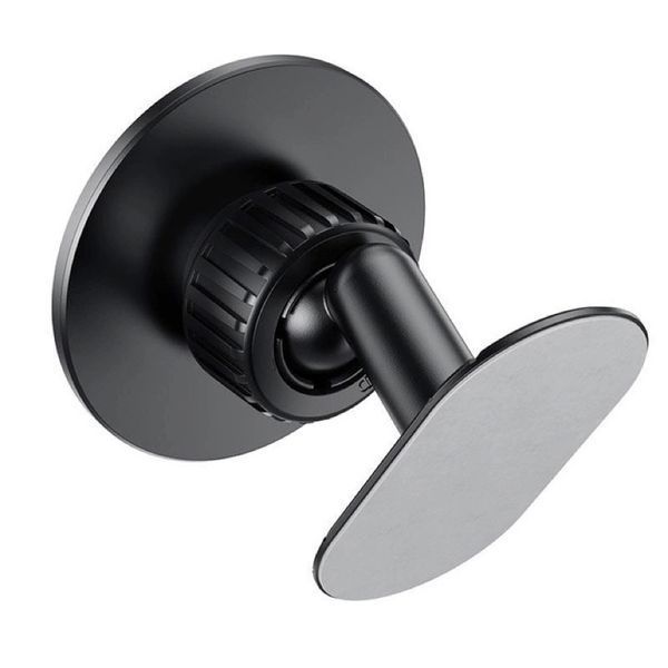 Автодержатель для телефона HOCO H13 Fine jade ring magnetic car holder(center console) Black 525792864 фото
