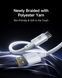 Кабель Baseus New Braided Fast Charging Cable USB-A to USB-C 100W/7.5W 1m Cosmic Black 235706414 фото 5