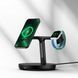 Беспроводное зарядное устройство Baseus Swan 3-in-1 Wireless Magnetic Charging Bracket 20W Black Universal version 111595876 фото 6