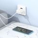 Мережевий зарядний пристрій з кабелем BOROFONE BA72A Spring single port QC3.0 charger set(Type-C) 18W White 109227854 фото 3