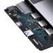 USB-хаб Baseus Metal Gleam Series 4-in-1 Multifunctional Type-C HUB Docking Station Gray（Type-C to USB3.0*4） 654888590 фото 7