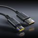 Кабель Baseus New Braided Fast Charging Cable USB-A to USB-C 100W/7.5W 1m Cosmic Black 235706414 фото 3