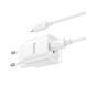 Мережевий зарядний пристрій з кабелем HOCO C147A Charm PD20W+QC3.0 charger set (C to iP)(EU) White 508495914 фото 5