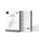 Мережевий зарядний пристрій WIWU 20W Cube GaN Fast Charger 1C Wi-G014 EU White 729558360 фото 2