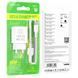 Мережевий зарядний пристрій з кабелем BOROFONE BA72A Spring single port QC3.0 charger set(Type-C) 18W White 109227854 фото 2