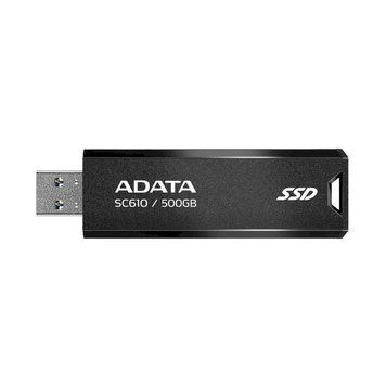Портативний SSD ADATA SC610 500GB USB 3.2 550/500Mb/s Black 815161176 фото