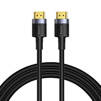 Кабель Baseus Cafule 4KHDMI Male To 4KHDMI Male Adapter Cable 3m Black 379185112 фото