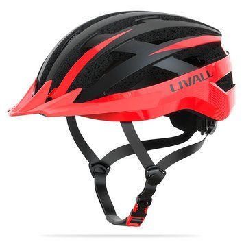 Захисний шолом Livall MT1 NEO (M) Black/Red (54-58см), акустика, мікрофон, сигнали поворотів та стопів, додаток, пульт BR80, Bluetooth 344454141 фото