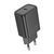 Мережевий зарядний пристрій HOCO N62 Gentle single port PD30W charger (EU) Black 705287471 фото