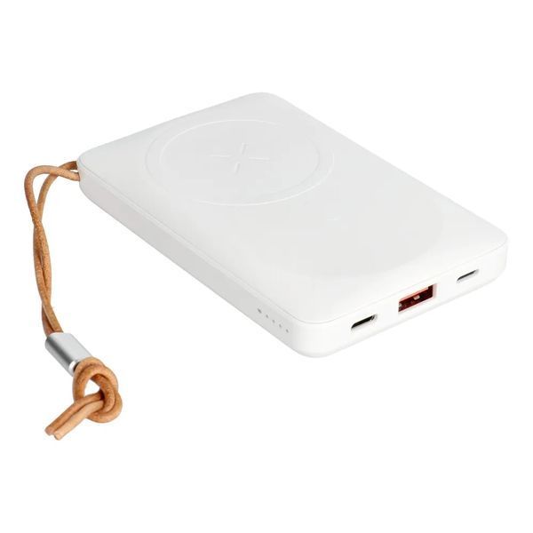 Зовнішній акумулятор VEGER 10000 mAh with wireless charging compatible with MagSafe PD QC3.0 2A 20W MagOn (VP1151 / W1151) white 102507118 фото