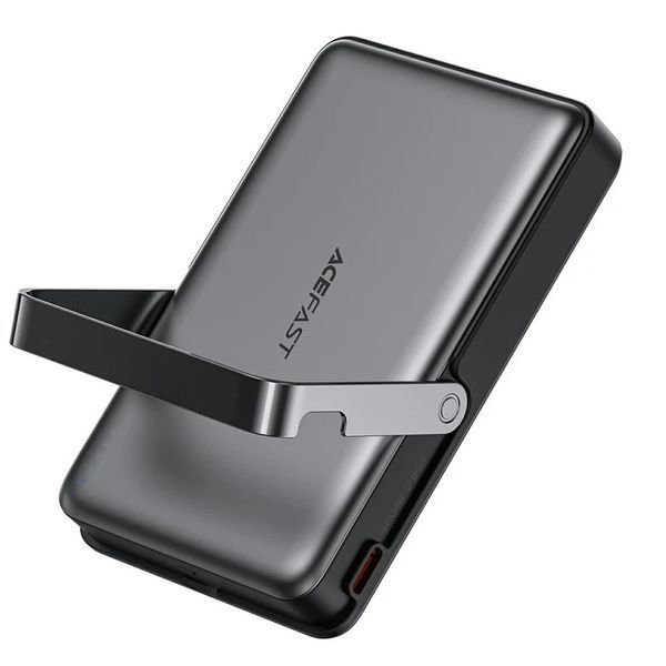 Зовнішній акумулятор ACEFAST M17 PD20W/22.5W magnetic fast charging power bank with built-in stand 10000mAh Black 216962669 фото