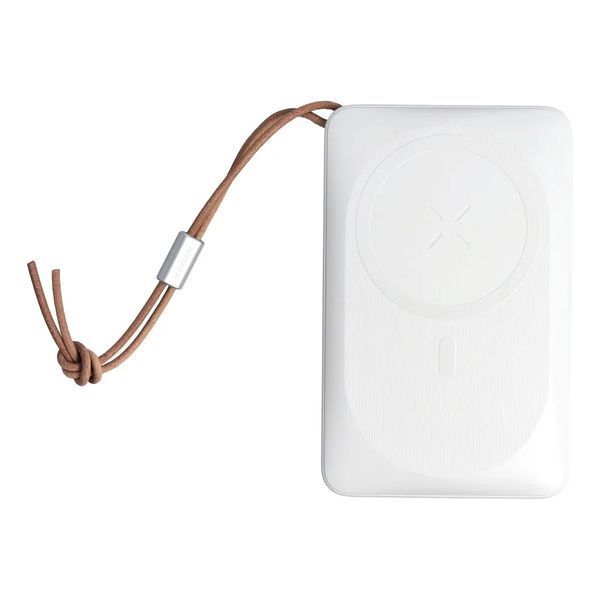 Зовнішній акумулятор VEGER 10000 mAh with wireless charging compatible with MagSafe PD QC3.0 2A 20W MagOn (VP1151 / W1151) white 102507118 фото