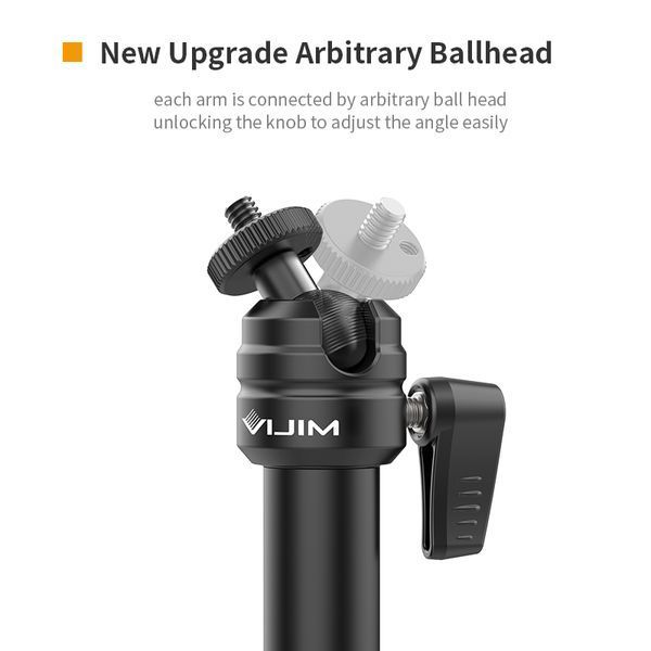 Штатив-тримач Ulanzi Vijim Desktop Flexible Arm/Light Stand(Three-Stages) (UV-2666 LS08) 228833724 фото