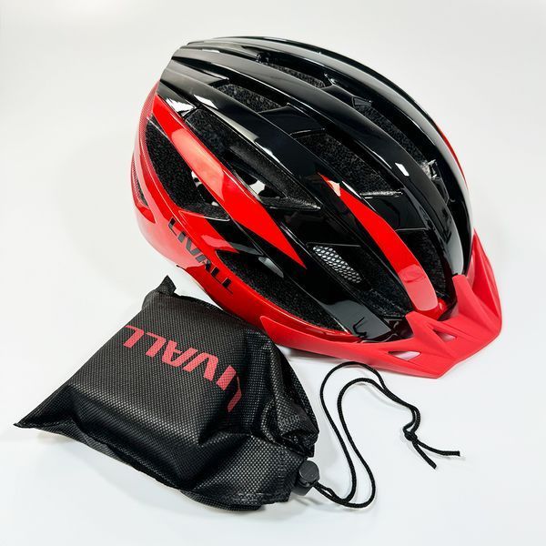 Захисний шолом Livall MT1 NEO (M) Black/Red (54-58см), акустика, мікрофон, сигнали поворотів та стопів, додаток, пульт BR80, Bluetooth 344454141 фото