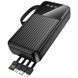 Зовнішній акумулятор BOROFONE BJ76A Smart power bank with 4 cables(20000mAh) Black 507041860 фото 4