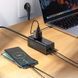 Сетевой подовжувач HOCO NS9 Wisdom 1-position (PD67W/3C1A) desktop socket (EU/GER) (2 m) Black 106690900 фото 8