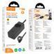 Сетевой подовжувач HOCO NS9 Wisdom 1-position (PD67W/3C1A) desktop socket (EU/GER) (2 m) Black 106690900 фото 2
