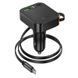 Автомобильное зарядное устройство HOCO NZ18 Guardian PD65W(2C1A) car charger with retractable cable Black 904568498 фото 6