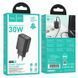 Мережевий зарядний пристрій HOCO N62 Gentle single port PD30W charger (EU) Black 705287471 фото 2