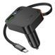 Автомобильное зарядное устройство HOCO NZ18 Guardian PD65W(2C1A) car charger with retractable cable Black 904568498 фото 3