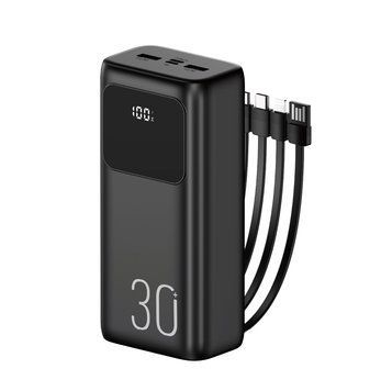 Зовнішній акумулятор WUW Y31 30000mAh Black 774629484 фото