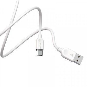 Кабель BOROFONE BX14 USB to Type-C 2.4A, 2m, PVC, TPE connectors, White 289514701 фото