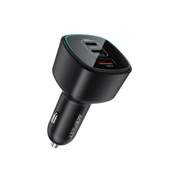 Автомобільний зарядний пристрій ACEFAST B18 200W(2USB-C+USB-A)fast car charger Black 301896812 фото