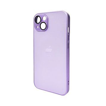 Чехол для смартфона AG Glass Matt Frame Color Logo for Apple iPhone 12 Light Purple 101214788 фото