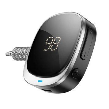 Bluetooth-ресивер HOCO E80 Travel car AUX BT receiver Black 689627037 фото