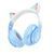 Бездротові накладні навушники HOCO W42 Cat ears BT headphones Crystal Blue 550402047 фото