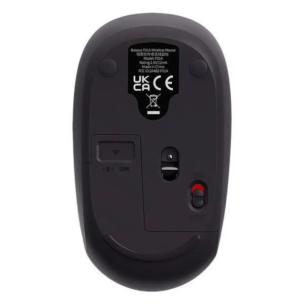 Манипулятор мышь беспроводная Baseus F01A Wireless Mouse Frosted Gray 411813269 фото