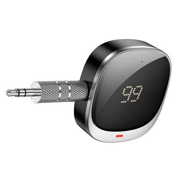 Bluetooth-ресивер HOCO E80 Travel car AUX BT receiver Black 689627037 фото