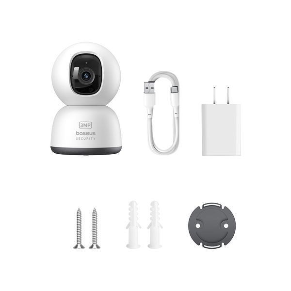 IP-камера відеоспостереження Baseus Security P1 Series Indoor 3MP OS White EU 184904869 фото