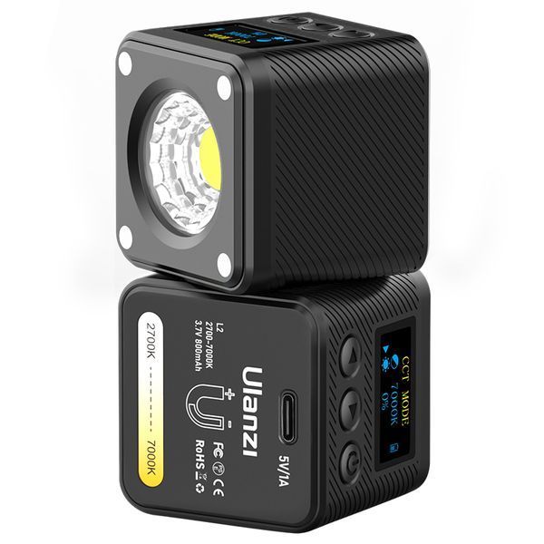 Відеосвітло Ulanzi L2 Bi-color COB Vedio Light, IP6, 5W, Black (3051) 115668625 фото