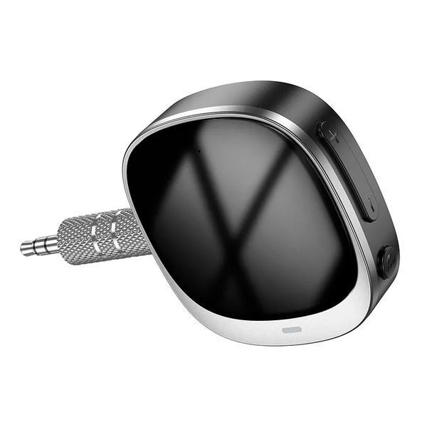 Bluetooth-ресивер HOCO E80 Travel car AUX BT receiver Black 689627037 фото