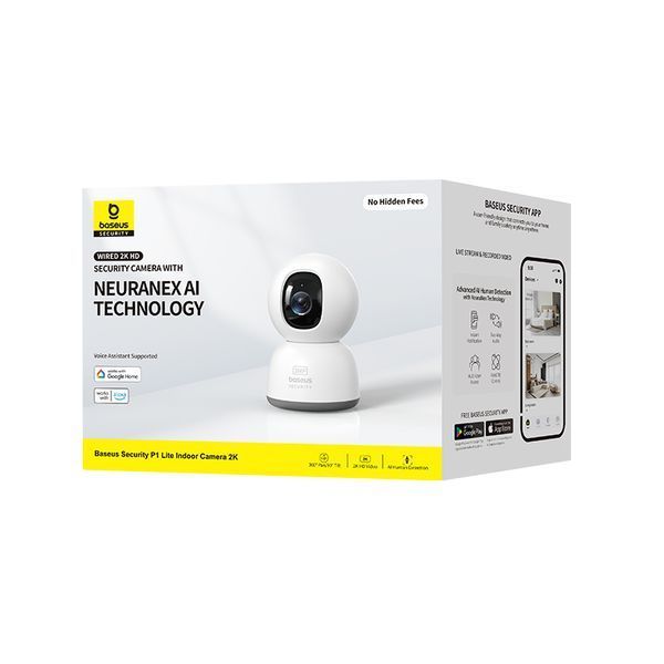 IP-камера відеоспостереження Baseus Security P1 Series Indoor 3MP OS White EU 184904869 фото