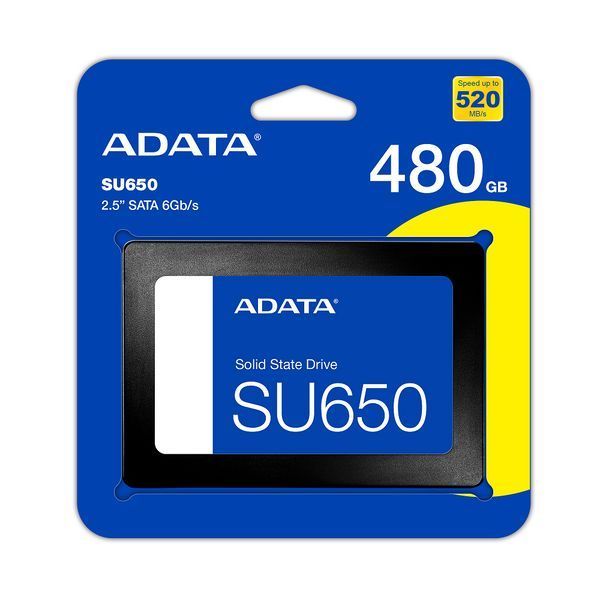 Накопичувач SSD ADATA Ultimate SU650 480GB 2.5" SATA III 3D NAND 206209678 фото