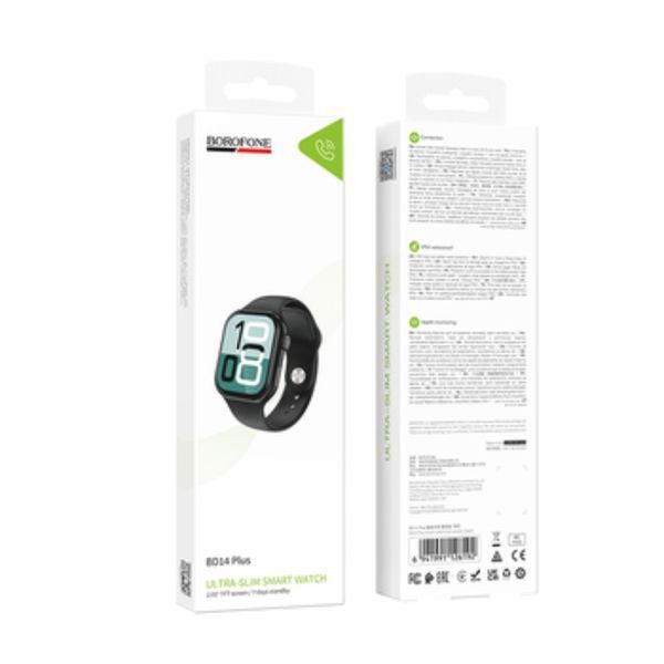 Смарт-часы BOROFONE BD14 Plus 51mm. 200 mAh. IP54 Black Smart watch(call version) Black 799647698 фото