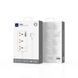 Мережевий подовжувач WIWU 30W Cube Multiple Function GaN Power Strip 1C3A+3 sockets Wi-S005 EU White 303213513 фото 2