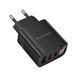 Сетевое зарядное устройство BOROFONE BA98A Ilustre PD30W (2C1A) charger with digital display (EU) Black 626462296 фото 4