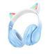 Бездротові накладні навушники HOCO W42 Cat ears BT headphones Crystal Blue 550402047 фото 1