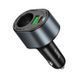 Автомобільний зарядний пристрій HOCO Z56 Friend PD35W+QC3.0 cigarette lighter car charger Black 983339931 фото 3