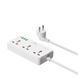Мережевий подовжувач WIWU 30W Cube Multiple Function GaN Power Strip 1C3A+3 sockets Wi-S005 EU White 303213513 фото 4