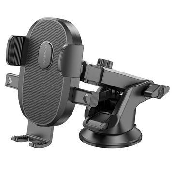 Автотримач для телефона BOROFONE BH93 Grand one-button car holder(center console) Black 105331703 фото